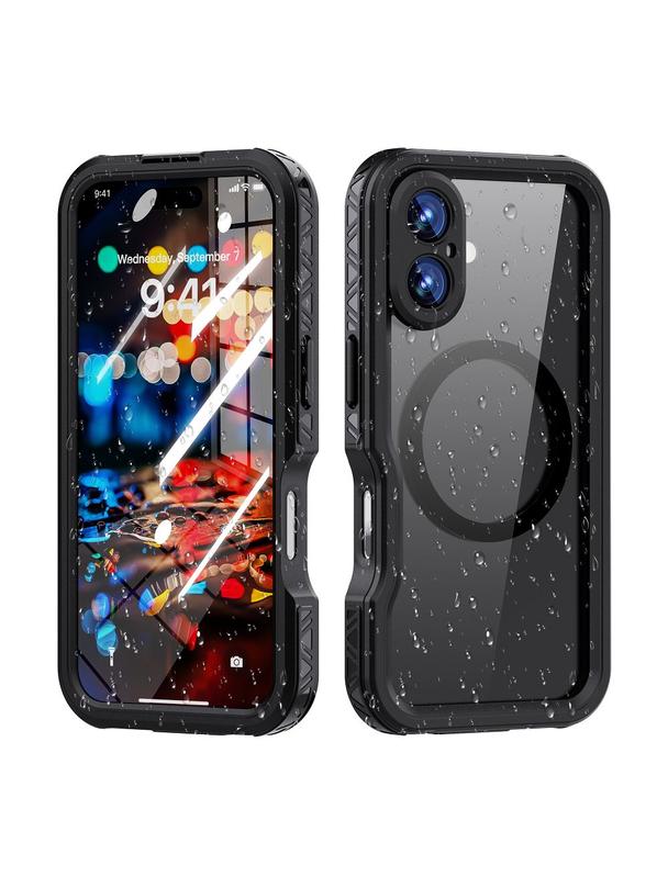 Futerał wodoodporny SHELLBOX GT kompatybilny z MagSafe do IPHONE 16 czarny