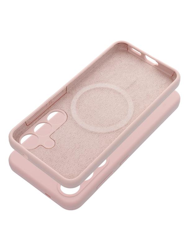 Futerał SILICONE 2mm do SAMSUNG S26 Plus kompatybilny z MagSafe pudrowy róż