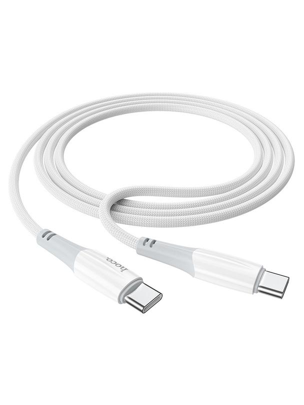 Kabel USB C do USB C Hoco PD 3A 60W 1 m X70 biały