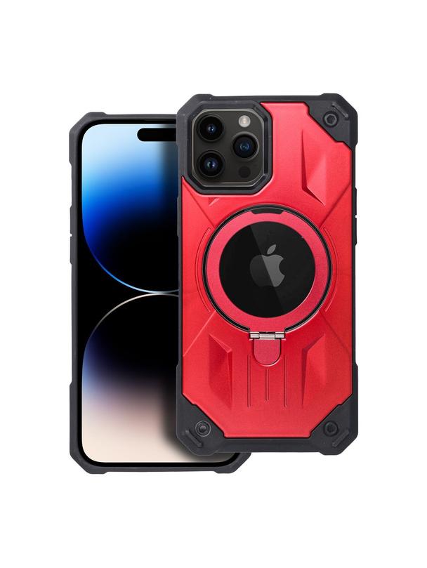 Futerał ARMOR MAG COVER kompatybilny z MagSafe do IPHONE 14 Pro czerwony