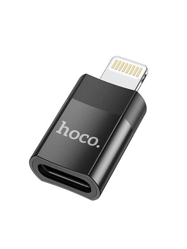 Adapter USB C do Lightning Hoco UA17 czarny