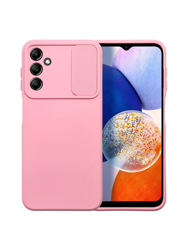 Futerał SLIDE do SAMSUNG A14 5G / A14 4G jasnoróżowy