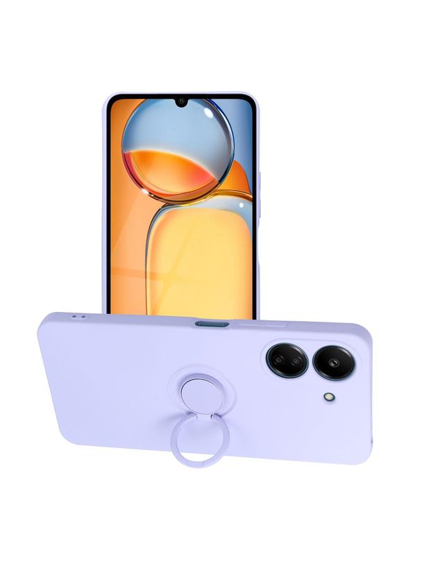 Futerał SILICONE RING do XIAOMI Redmi 13C / POCO C65 fioletowy