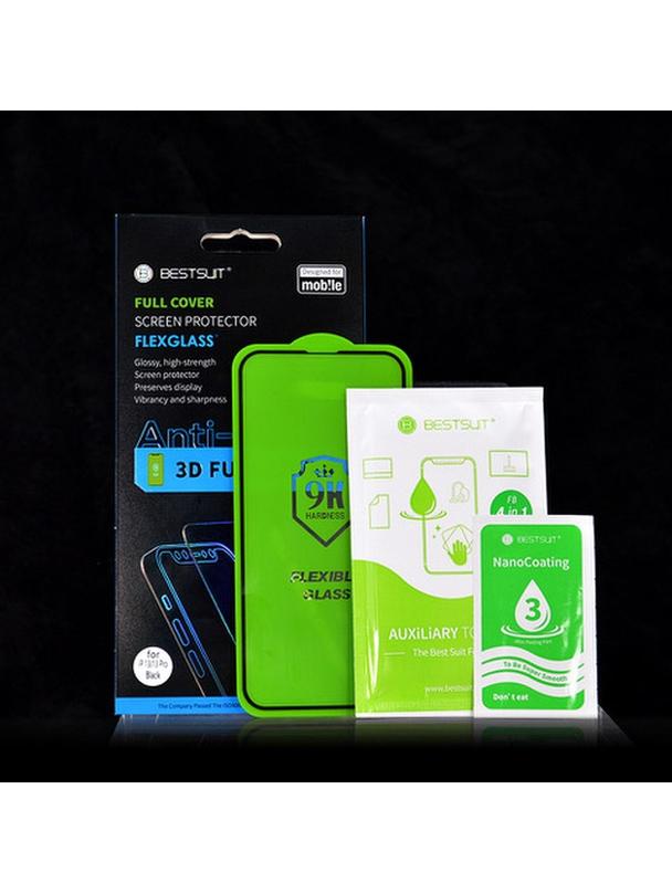 Szkło hybrydowe Bestsuit Flexible 5D Full Glue do Samsung Galaxy A32 LTE czarny