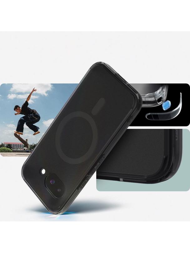 SPIGEN futerał ULTRA HYBRID MAG kompatybilny z MagSafe do GOOGLE PIXEL 9A frost black