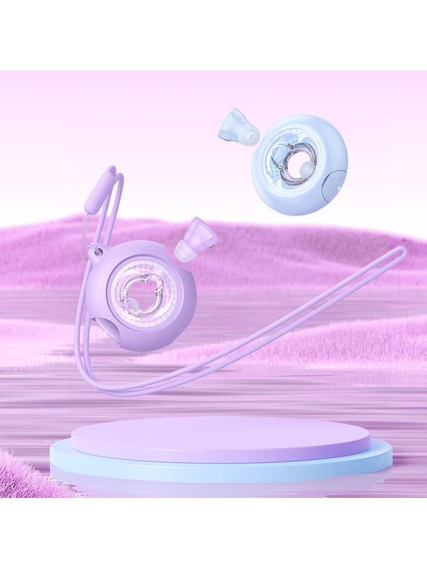 Słuchawki bezprzewodowe douszne Hoco TWS EW71 fioletowe