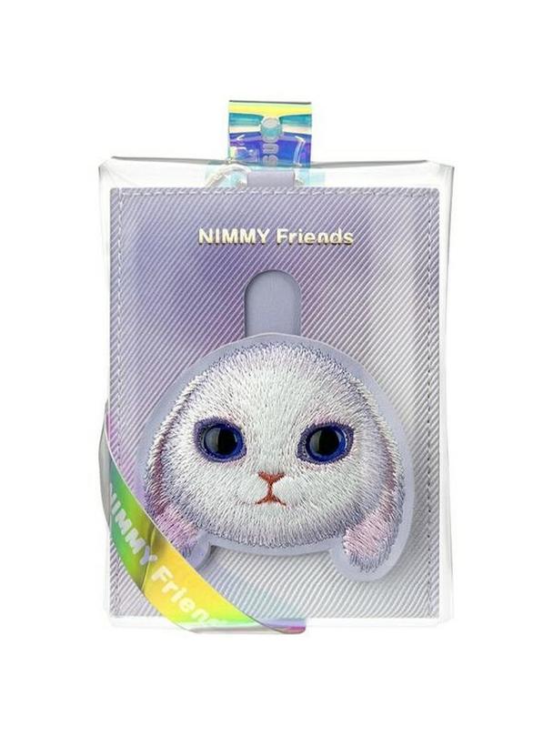 NIMMY portfel na karty BIG EYED PET 2.0 Rabbit fioletowy