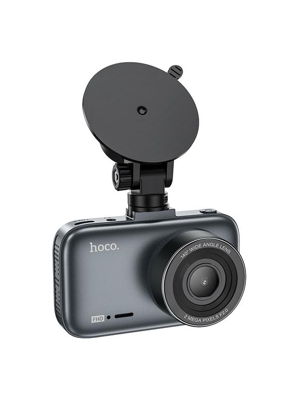 Kamera samochodowa Hoco z wyświetlaczem 3" 1080P/30fps DV5 stalowo szara