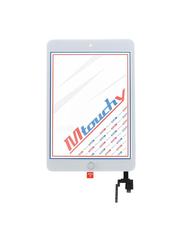 MUSTTBY Ekran dotykowy + taśma klejąca + Home do iPAD Mini 3 (biały)