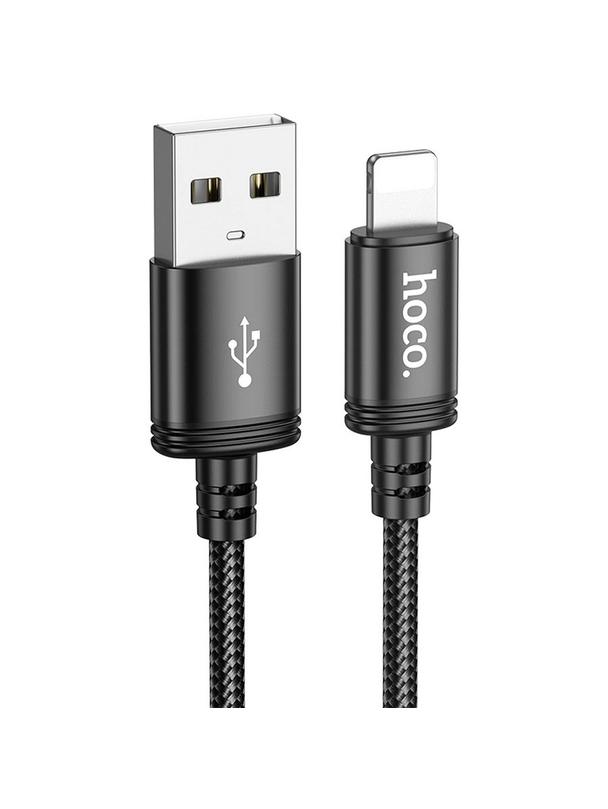 Kabel USB A do Lightning Hoco 2,4A 3 m X91 czarny
