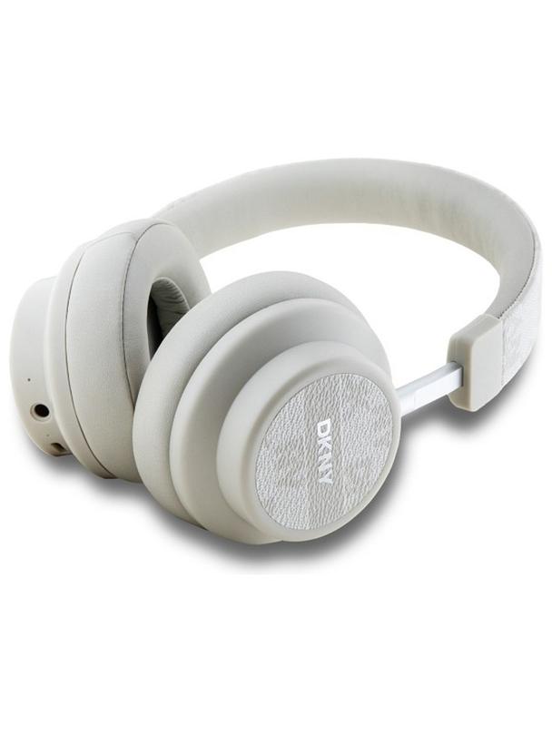 Słuchawki bezprzewodowe nauszne DKNY Checkered Pattern DKBHM2PCSHLP perłowy