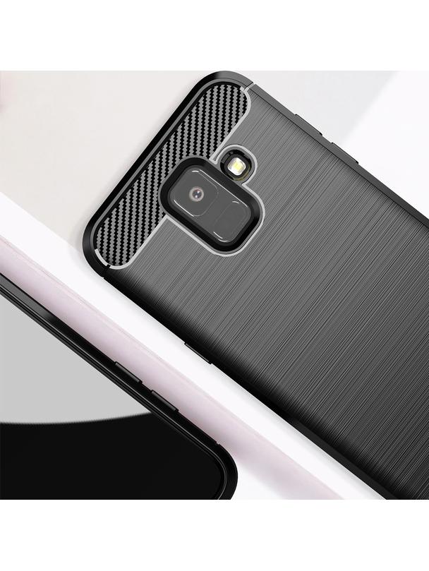 Futerał CARBON do SAMSUNG A6 ( A6 2018 ) czarny