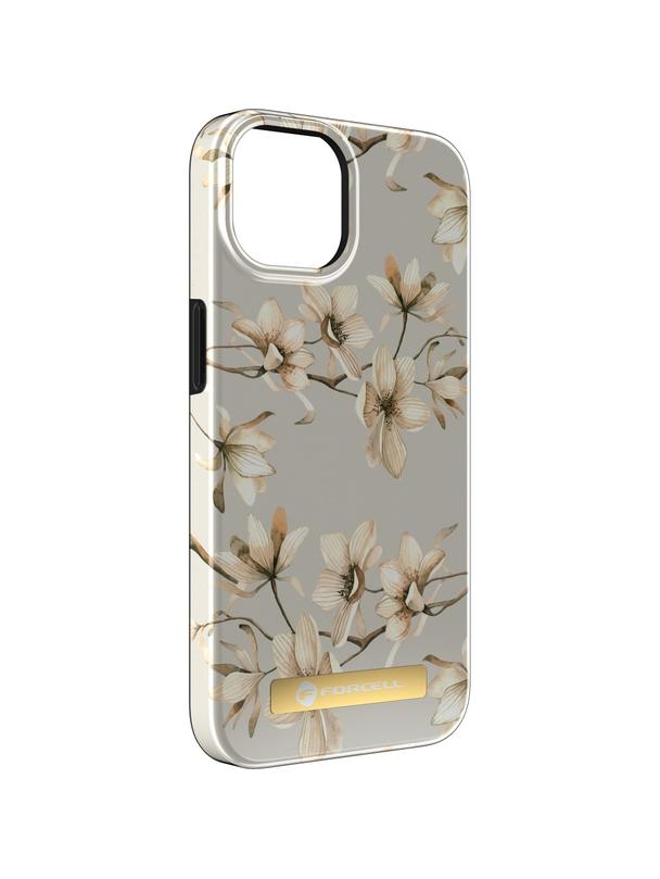 Etui na iPhone 14 Forcell F-Protect Mirage zgodny z MagSafe spring flowers