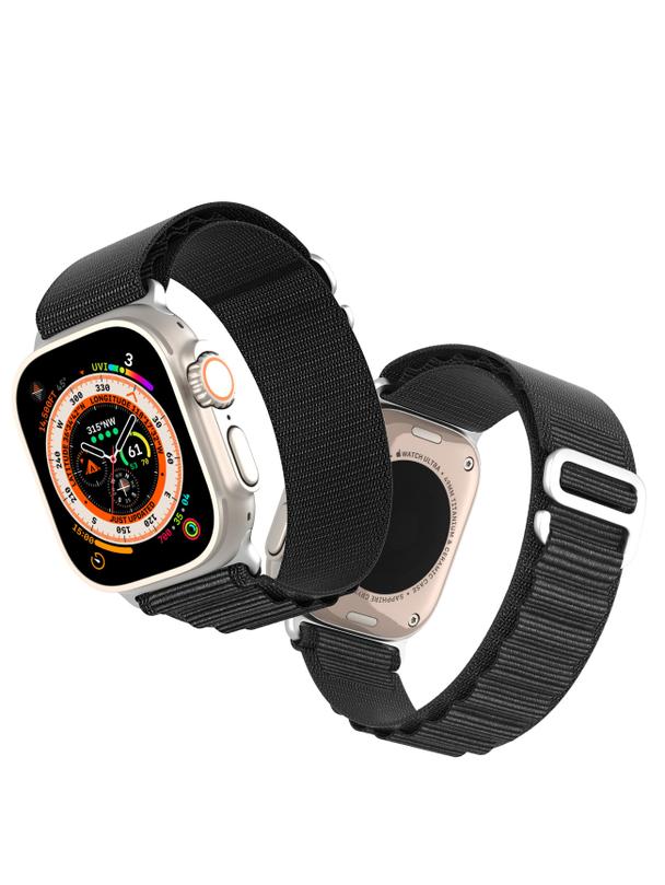 DUX DUCIS pasek GS nylonowy do Apple Watch 42 / 44 / 45 / 49 mm czarny