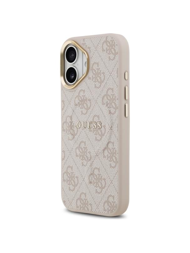 GUESS futerał do IPHONE 17 kompatybilny z MagSafe GUHMP17SP4MSEGCP (PU 4G W/ Classic) różowy