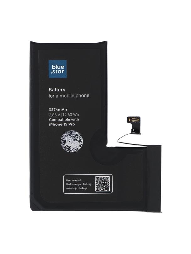 Bateria do iPhone 15 PRO 3274 mAh Blue Star HQ