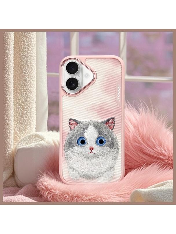 NIMMY futerał BIG EYED PET 2.0 Cat do IPHONE 16 różowy