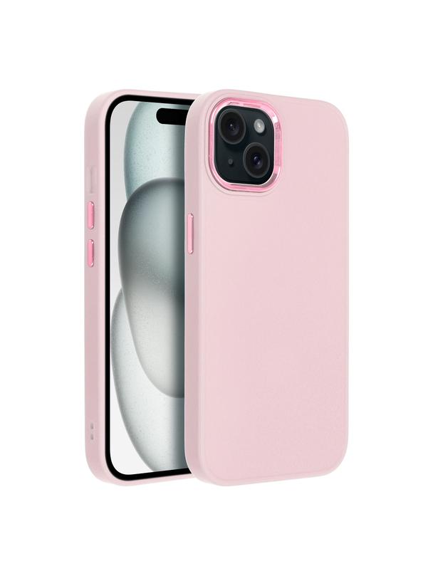 Futerał FRAME do IPHONE 15 pudrowy róż