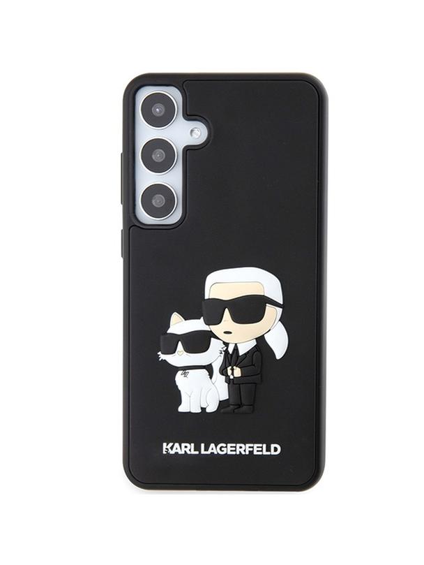 KARL LAGERFELD futerał do SAMSUNG S24 Plus KLHCS24M3DRKCNK (3D RUBBER KC NFT) czarny