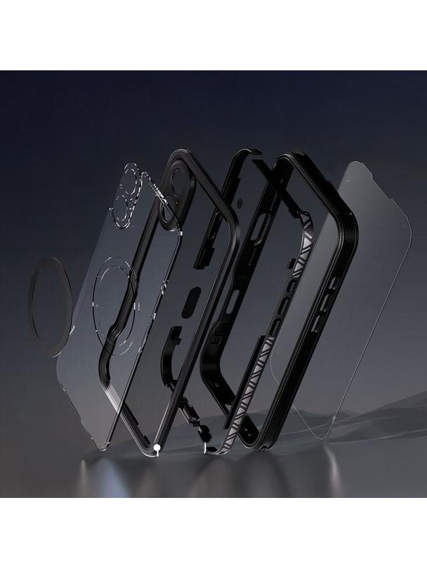 Futerał wodoodporny SHELLBOX GT kompatybilny z MagSafe do IPHONE 16 Plus czarny