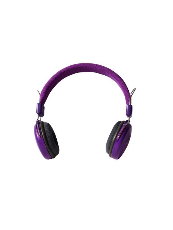 Słuchawki przewodowe nauszne Jack 3,5 mm Art AP-60C fioletowe