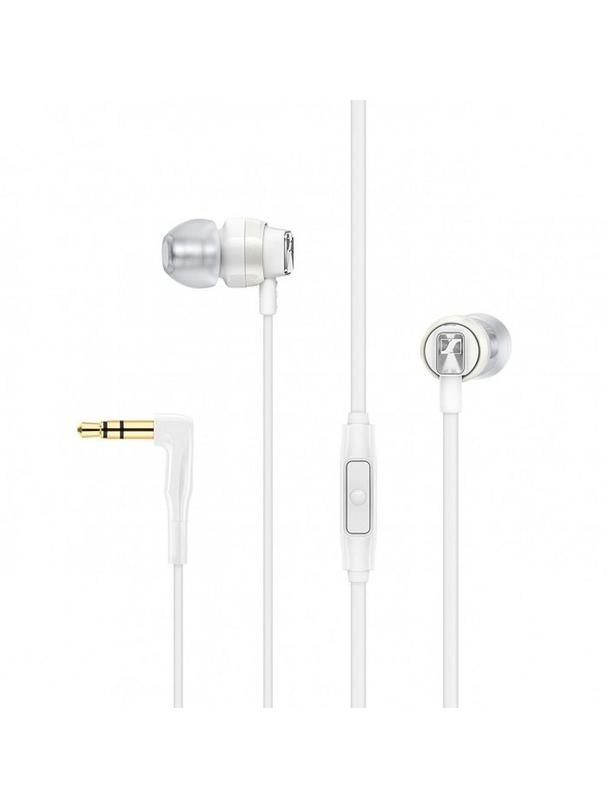 Słuchawki przewodowe douszne Jack 3,5 mm Sennheiser CX 300S białe