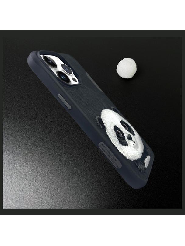 NIMMY futerał BIG EYED PET 2.0 Panda do IPHONE 15 Pro czarny