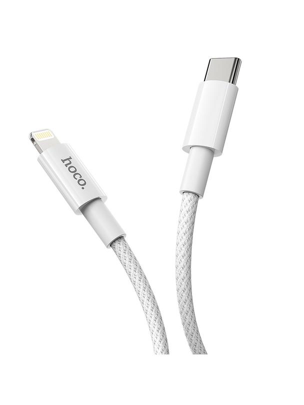 Kabel USB C do Lightning Hoco PD 3A 20W 1 m X56 biały