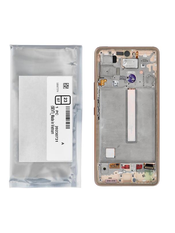 ServicePack Wyświetlacz LCD SAMSUNG  A53 5G A536B GH82-28024D Gold