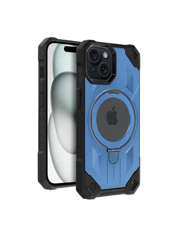 Futerał ARMOR MAG COVER kompatybilny z MagSafe do IPHONE 15 niebieski