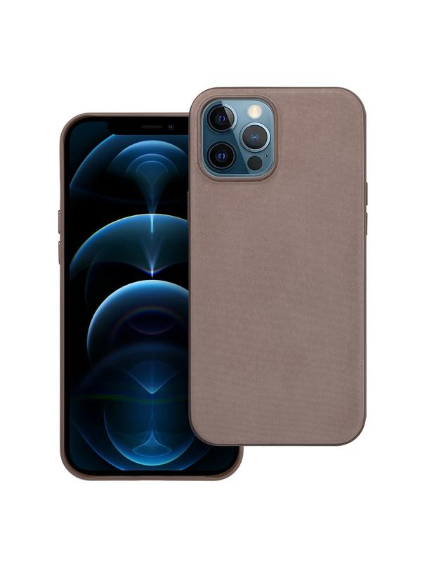 Futerał WOVEN MAG COVER kompatybilny z MagSafe do IPHONE 12 Pro Max jasny brązowy
