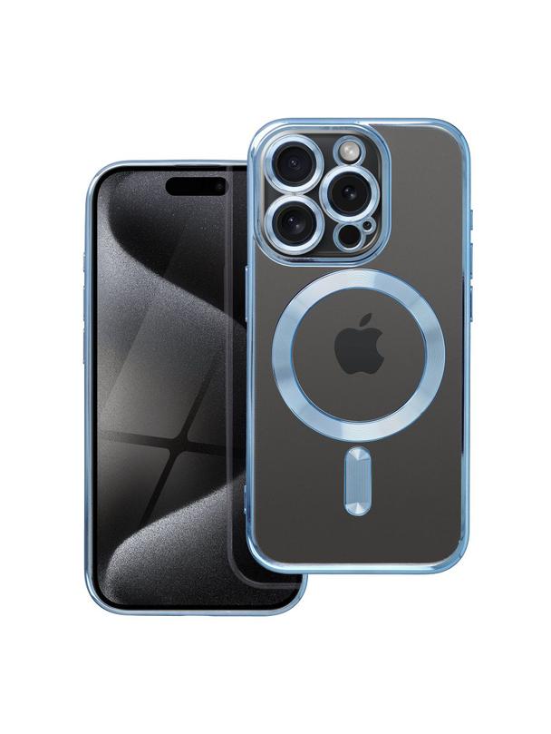 Futerał ELECTRO MAG COVER kompatybilny z MagSafe do IPHONE 15 Pro niebieski