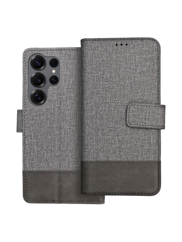 Kabura GOMMA Book do SAMSUNG S25 Ultra szary