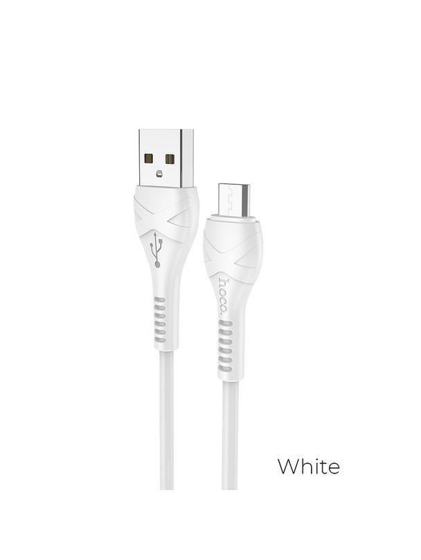 Kabel USB A do Micro USB Hoco 1 m X37 biały