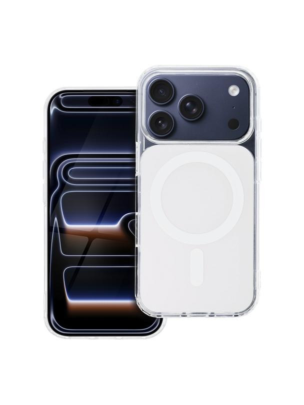 Futerał do iPhone 15 Clear Fusion Mag Cover zgodny z MagSafe biały