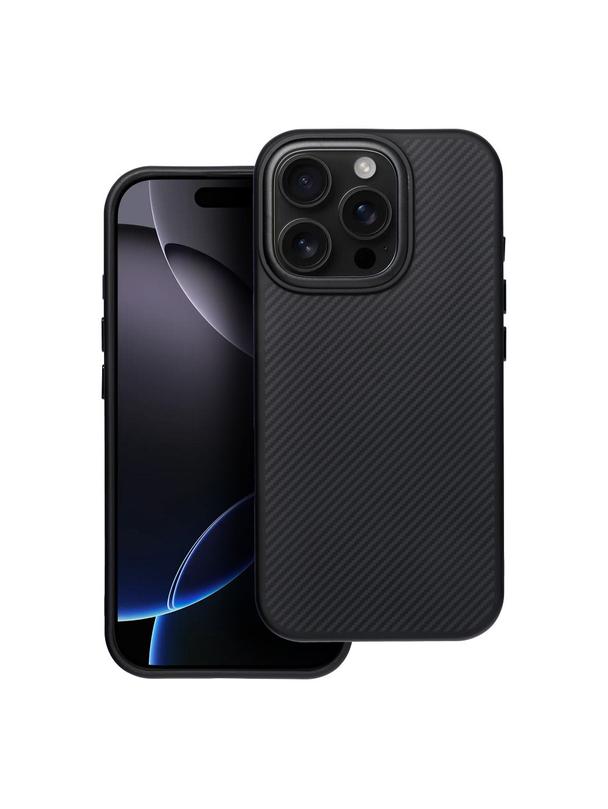Etui na iPhone 16 PRO Carbon Elite Mag Cover zgodny z MagSafe czarny