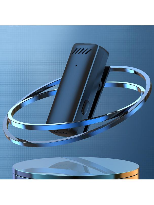 Mikrofon krawatowy bezprzewodowy Typ C z etui ładującym S11 czarny