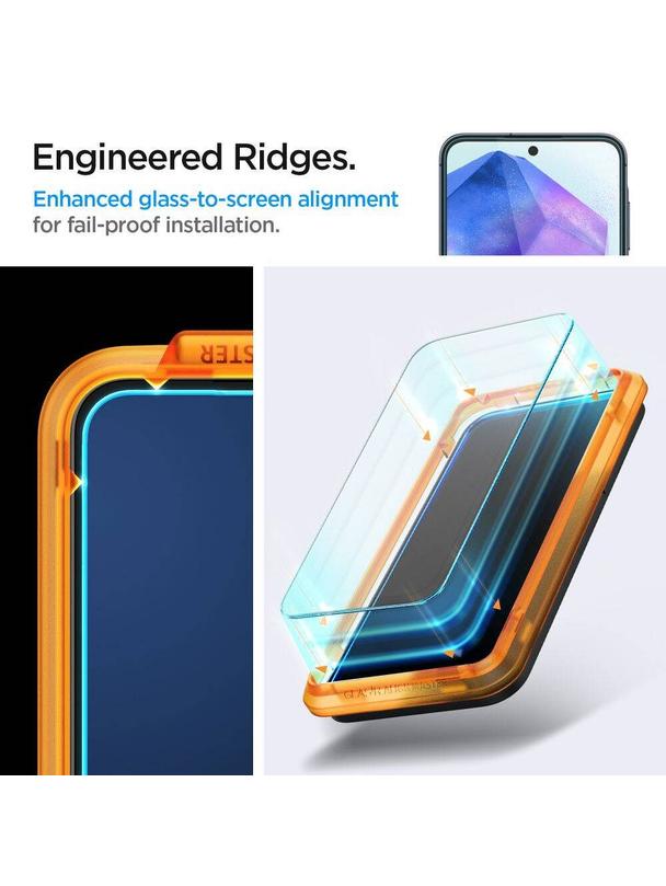 SPIGEN szkło hartowane ALM GLAS.TR 2-pack do SAMSUNG A55 5G clear