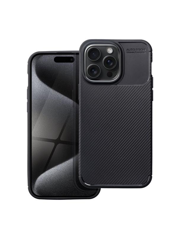 Futerał CARBON PREMIUM do IPHONE 15 Pro Max czarny