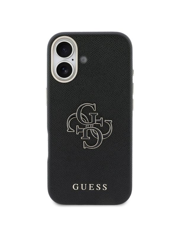 GUESS futerał do IPHONE 17 GUHCP17S5PS4RGGK (PU FW Resin Logo) czarny