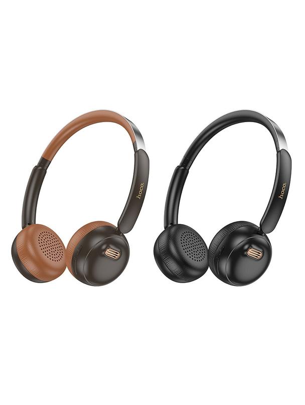 Słuchawki bezprzewodowe nauszne Hoco W62 brązowe