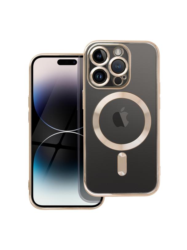 Futerał ELECTRO MAG COVER kompatybilny z MagSafe do IPHONE 14 Pro złoty