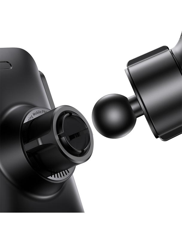 BASEUS uchwyt samochodowy indukcyjny automatyczny do kratki 15W CGZX000001 czarny