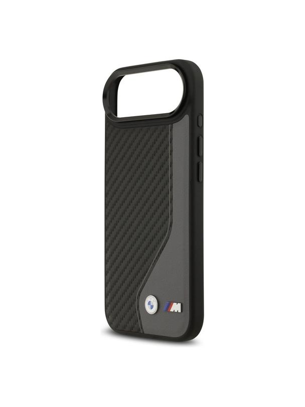 BMW futerał do IPHONE 17 Air kompatybilny z MagSafe BMHMP17M25PCCSCAK (PU Carbon Logo) anthracite
