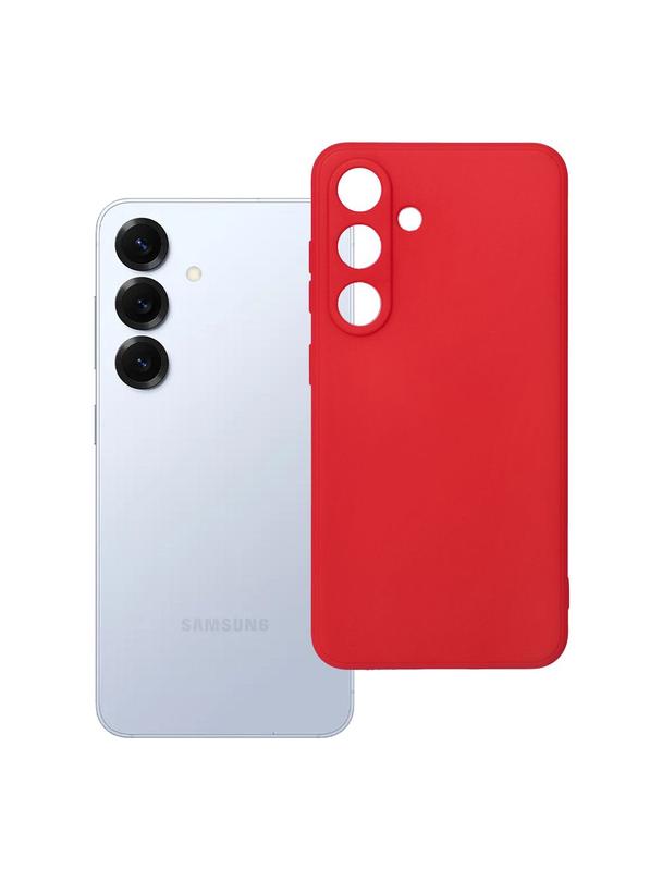 Futerał SOFT do SAMSUNG S25 czerwony