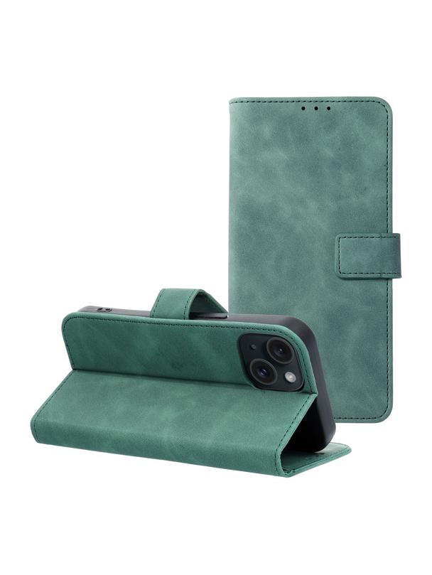 Kabura TENDER Book do IPHONE 15 zielony