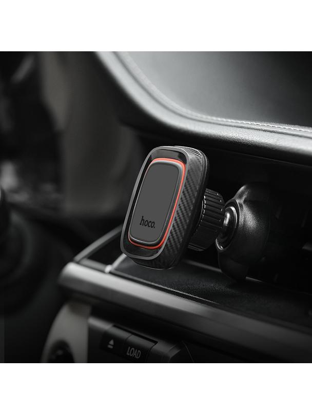 Uchwyt na telefon do samochodu magnetyczny Hoco do kratki CA23 czarny