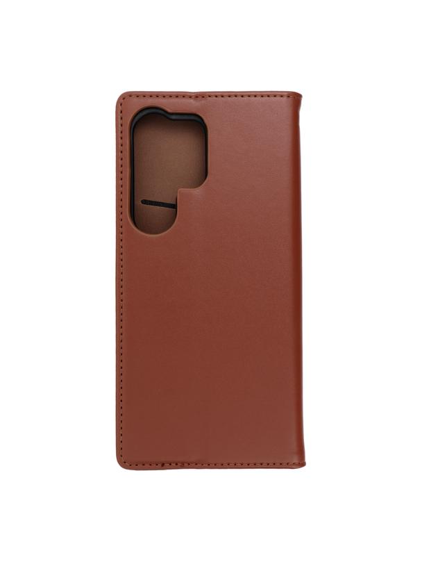 Kabura SMART PRO Book skórzana do SAMSUNG S25 Ultra brązowy