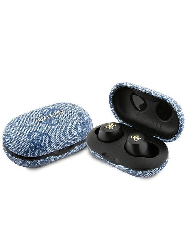 GUESS słuchawki bezprzewodowe bluetooth TWS ENC GUTWSP4EGB (4G Metal) niebieskie
