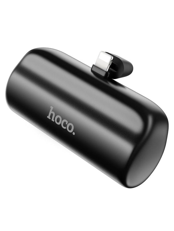 Powerbank Hoco 5000 mAh 2A z wbudowanym złączem Lightning J106 czarny